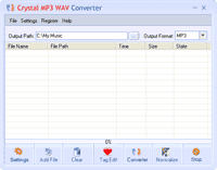 Screenshot - Crystal MP3 Converter