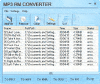 Screenshot - MP3 RM Converter