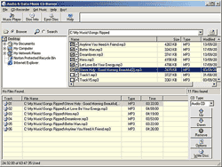 Screenshot - Audio & Data Music CD Burner